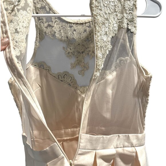 Soieblu Blush & Ivory Formal Gown – Size Small - Picture 7 of 7